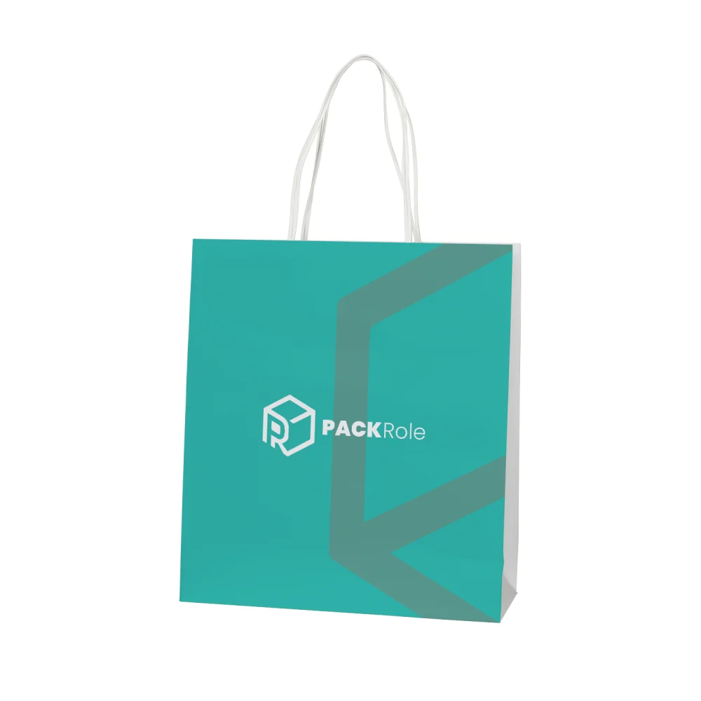 Custom White Paper Bags