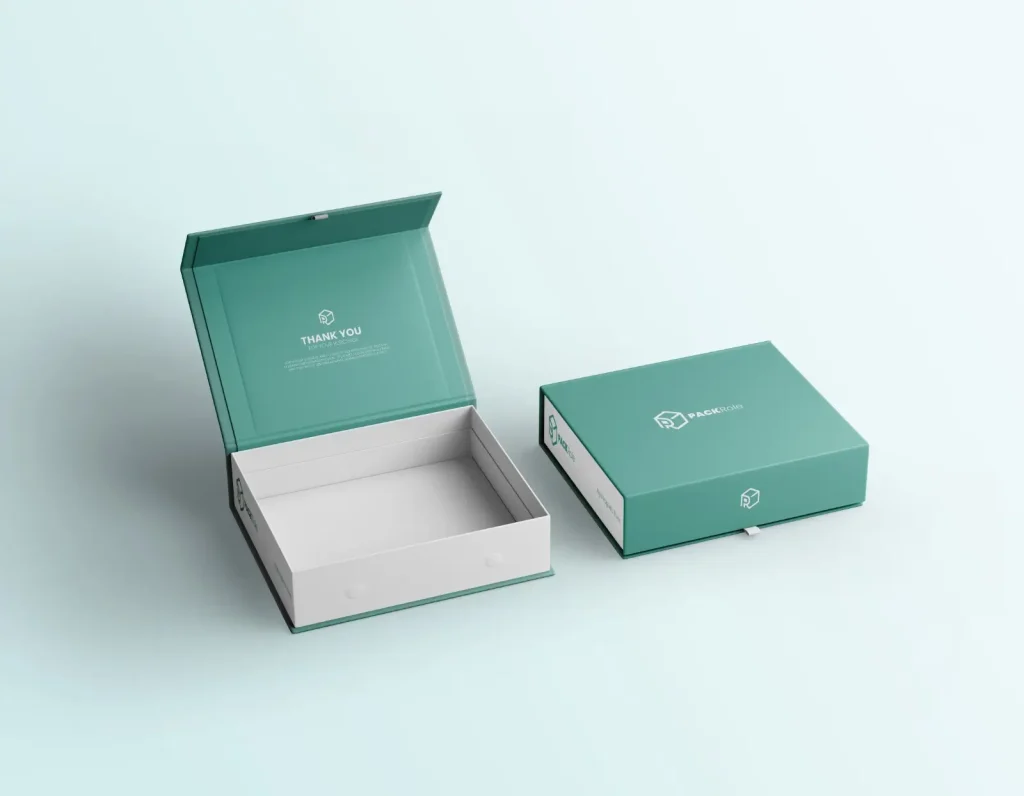 Custom Flap Open Rigid Boxes