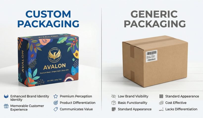 Generic Packaging vs Custom Packaging to use in Businesses- Which is the best?
