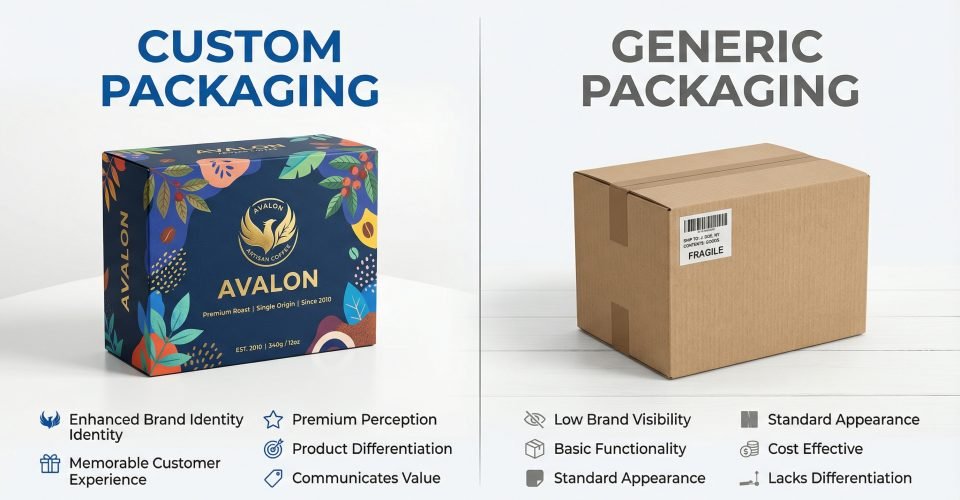 Generic Packaging vs Custom Packaging to use in Businesses- Which is the best?