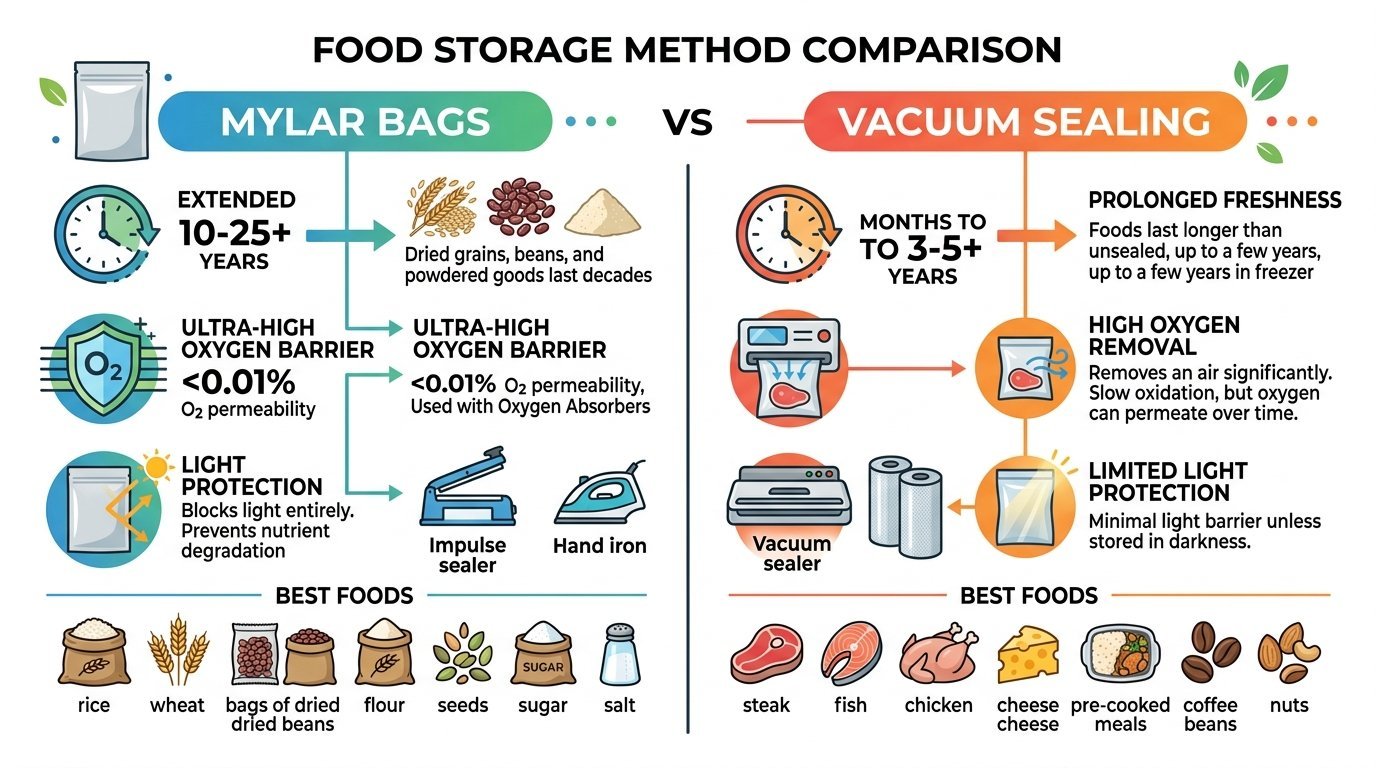Shelf Life and Food Quality: Side-by- Side
