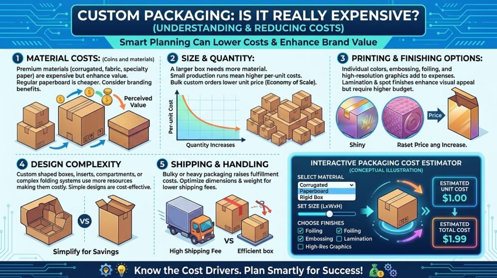 Custom packaging: Is it Really Expensive?