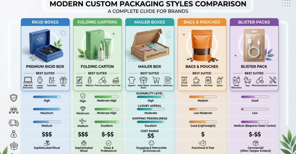 Custom Packaging Guide: Materials, Styles, and Costs Explained