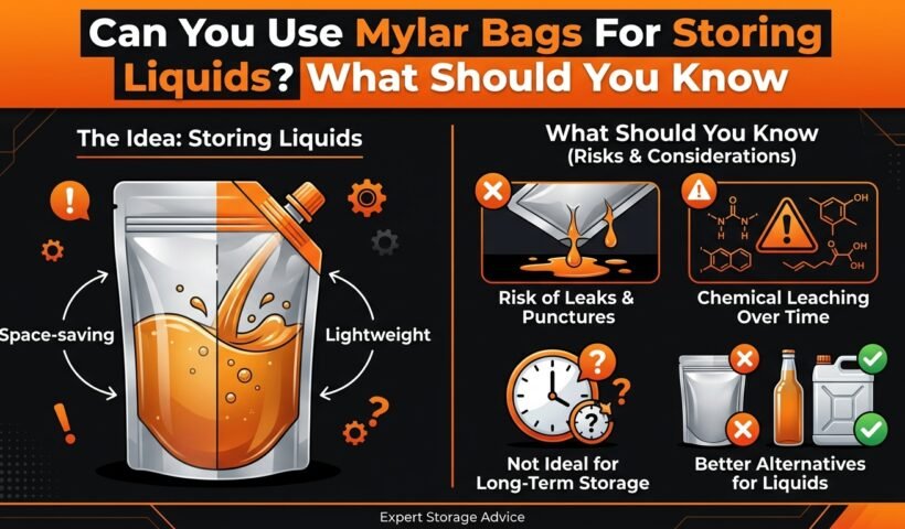 Can You Use Mylar Bags For Storing Liquids? What Should You Know