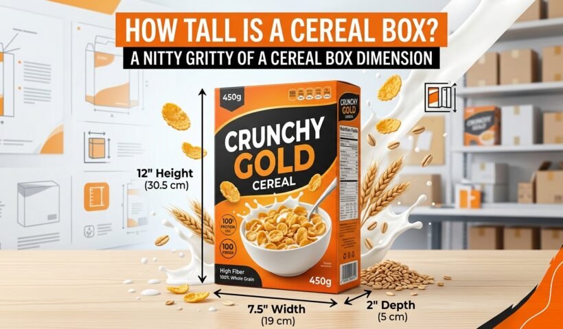 How tall is a cereal box? A Nitty Gritty of A Cereal Box Dimension