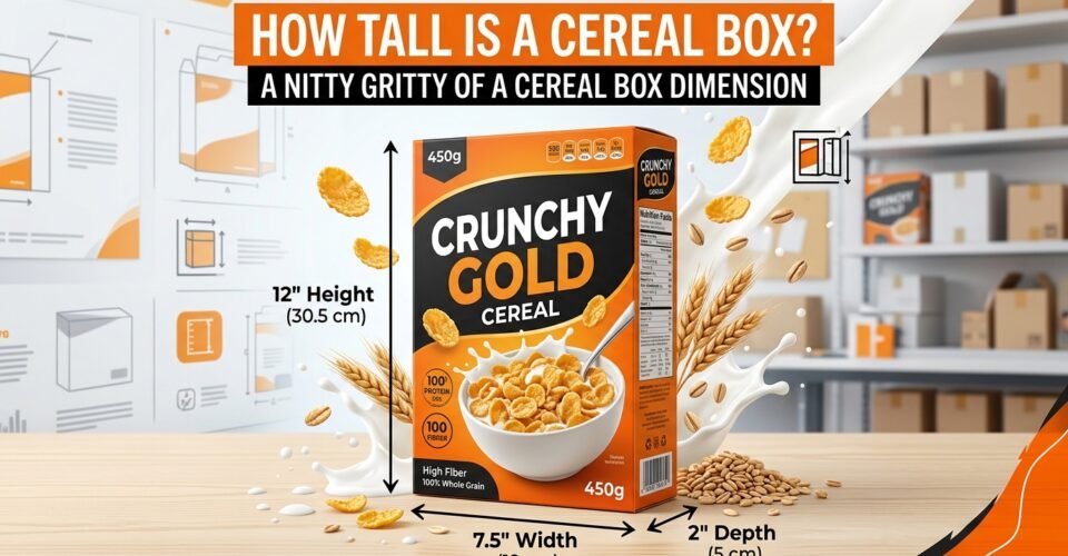 How tall is a cereal box? A Nitty Gritty of A Cereal Box Dimension