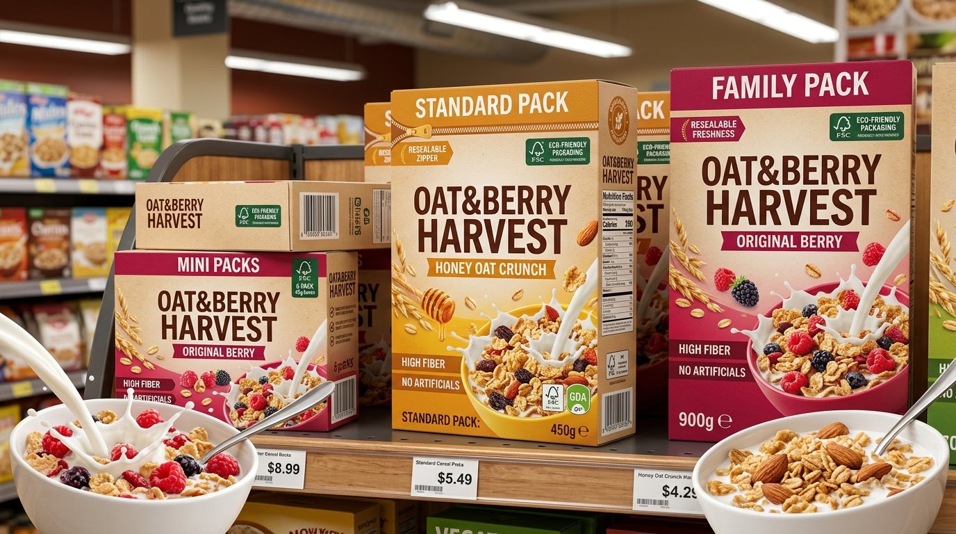 cereal packaging showcase