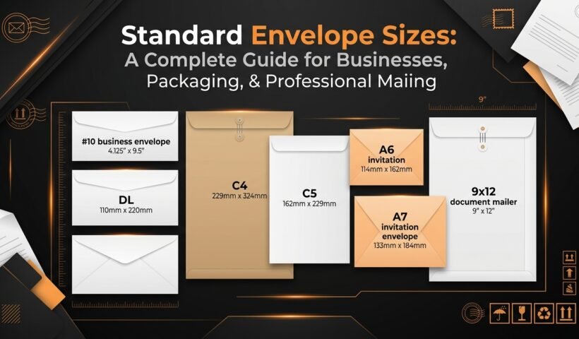 Standard Envelope Sizes: A Complete Guide for Businesses, Packaging, & Professional Mailing