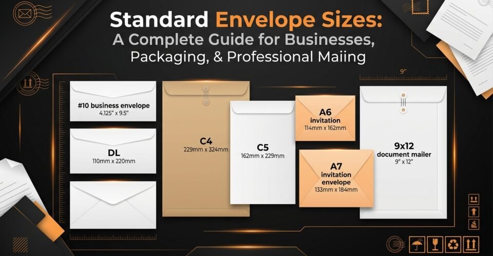 Standard Envelope Sizes: A Complete Guide for Businesses, Packaging, & Professional Mailing