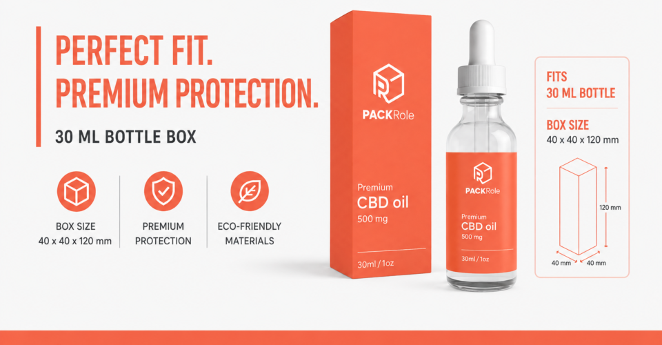 Custom 30 ml bottle boxes